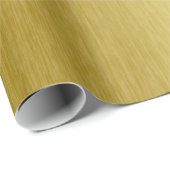 Moderne Goud Metaal Cadeaupapier (Rol Hoek)