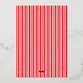 Moderne goud rand vakantie multi foto folie kaart (Achterkant)