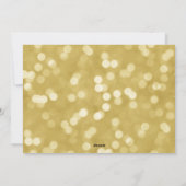 Moderne goud script fijne feestdagen foto-overlay feestdagenkaart (Achterkant)