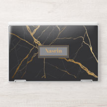 Moderne goud & zwart marmer minimalistische luxe