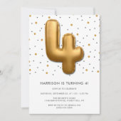 Moderne goudballon van de goudmijn kaart (Voorkant)