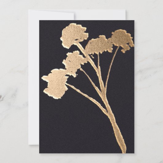 Moderne goudbruin kaart (Achterkant)