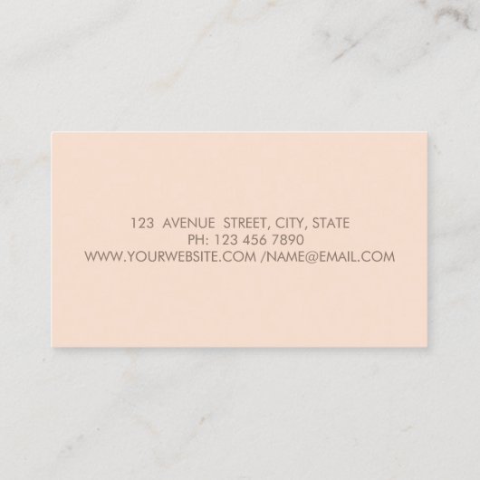 Moderne goudcirkels Glitter Yoga Girl Visitekaartje (Achterkant)