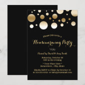 Moderne goudConfetti Stippen Kaart (Voorkant / Achterkant)