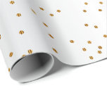 Moderne goudConfetti Stippen | Weddenschap Cadeaupapier<br><div class="desc">Moderne gouden Confetti weddenschapskorps. Gemaakt met vector met hoge resolutie en/of digitale afbeeldingen voor professionele afdrukken. OPMERKING: (DIT IS EEN AFDRUKKING. Alle design van het zazzelproduct zijn "prints", tenzij anders vermeld onder "Over dit product") Het ontwerp zal EXACT worden afgedrukt zoals u het op het scherm en op het product...</div>