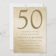 Moderne Gouden 50ste Huwelijksverjaardag