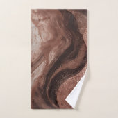 Moderne Gouden Abstracte Patroon Met Glans ✨ Bad Handdoek (Handdoek)