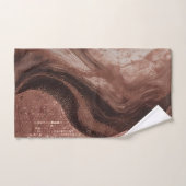 Moderne Gouden Abstracte Patroon Met Glans ✨ Bad Handdoek (Handdoek)
