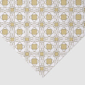 Moderne Gouden Art Deco Tissuepapier (Detail)