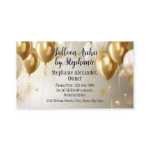 Moderne Gouden Ballonboog Kunstenaar Feestplanner