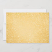Moderne Gouden Ballonnen Glitter 21e Verjaardag Kaart (Achterkant)