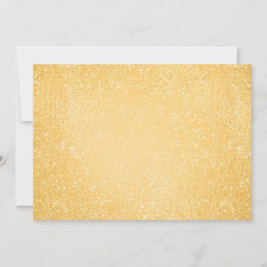 Moderne Gouden Ballonnen Glitter 60e Verjaardag Kaart (Achterkant)