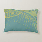 Moderne Gouden Bloem Verf 1 van RD Accent Kussen (Achterkant)