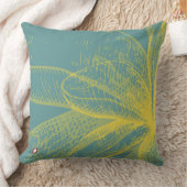 Moderne Gouden Bloem Verf 1 van RD Kussen (Deken)