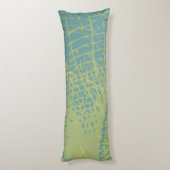 Moderne Gouden Bloem Verf 1 van RD Lichaamskussen (Achterkant (Verticaal))