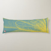 Moderne Gouden Bloem Verf 1 van RD Lichaamskussen (Voorkant)