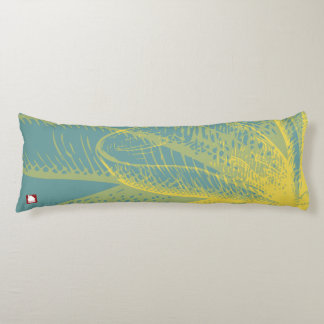 Moderne Gouden Bloem Verf 1 van RD Lichaamskussen