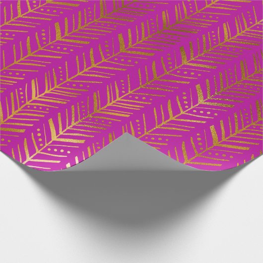 Moderne Gouden Boho Cadeaupapier (Hoek)