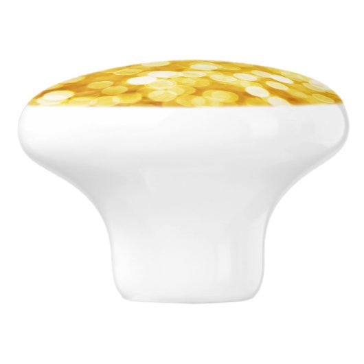 Moderne Gouden Bokeh Keramische Trekknop Keramische Knop (Zijkant)