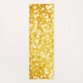 Moderne Gouden Bokeh Yoga Mat (Achterkant)