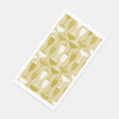 Moderne gouden champagne fluitservetten servet (Hoek)