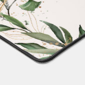 Moderne Gouden Cirkels Eucalyptus Bedrijf Groot Bureaumat (Hoek)