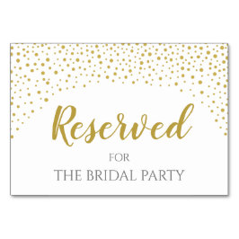 Moderne gouden Confetti bruiloft voorbehouden Kaart
