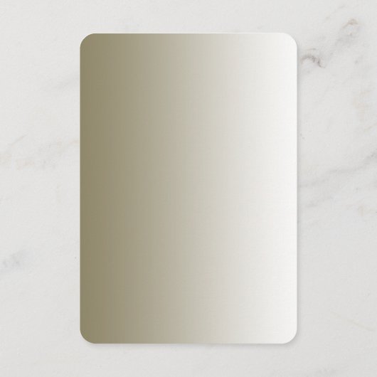 Moderne gouden  detailbehuizing Kaart (Achterkant)