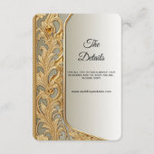 Moderne gouden  detailbehuizing Kaart