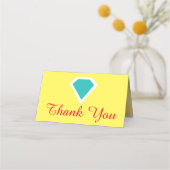 Moderne Gouden Diamant Bruiloft Aangepaste Foto Ge Plaatskaartje (Achterkant)