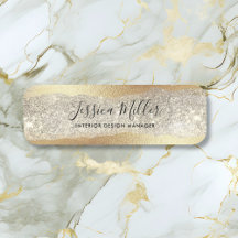 Moderne Gouden Diamant Glitter Nep Folie Luxe Glam