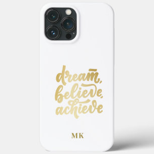 Moderne gouden dromen geloven dat je Motivatie kun Case-Mate iPhone Case