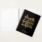 Moderne gouden dromen geloven dat je Motivatie kun Planner (Display)