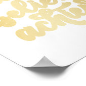 Moderne gouden dromen geloven dat je Motivatie kun Poster (Hoek)