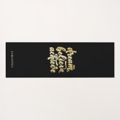 Moderne gouden dromen geloven dat je Motivatie kun Yogamat (Achterkant (horizontaal))