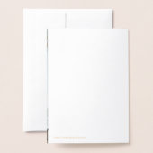 Moderne gouden folie palmboom elegante bruiloft folie kaarten (Met envelop)