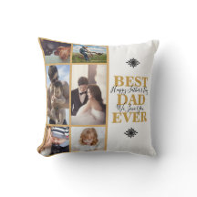 Moderne gouden foto collage beste papa ooit