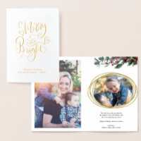 Moderne gouden geometrische cirkel Red Holly Berri