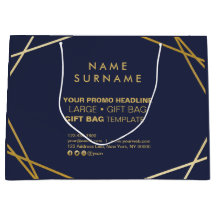 Moderne Gouden Geometrische Promotionele Marketing