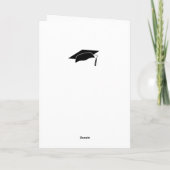 Moderne Gouden Glitter Gefeliciteerd Graduation Ca Kaart (Achterkant)
