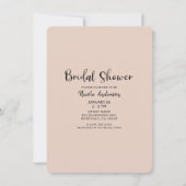 Moderne Gouden Glitter Glam Bruidsdouche Kaart (Voorkant)