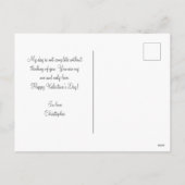 Moderne Gouden Glitter Happy Valentines Day Feestdagenkaart (Achterkant)