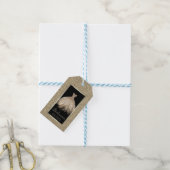 Moderne Gouden Glitter Jurk Prijskaartjes Cadeaulabel (Met Touw)