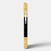 Moderne Gouden Glitter Monogram Hoesje Case-Mate i (Achterkant / Links)