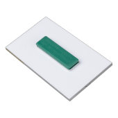 Moderne Gouden Glittereffect Naambadge (Achterkant)