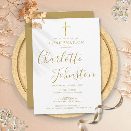 Moderne gouden handtekening bevestiging kaart