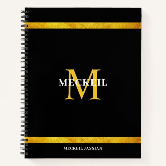 Moderne Gouden Huis Pocket Notitieboek (Voorkant)