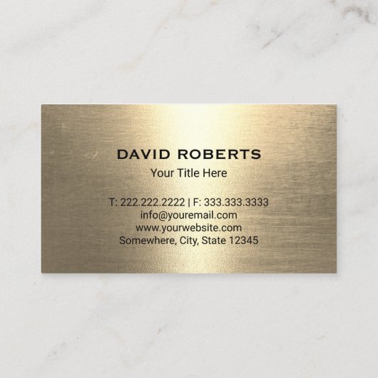 Moderne Gouden Huis Reparatie Schoonmaak Vervangin Visitekaartje (Achterkant)