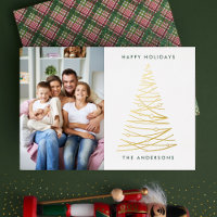 Moderne gouden kerstboom | FotoHappy