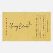 Moderne Gouden Landelijke Label (Voorkant)